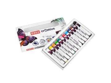 EASY COLOPRO Olejové pastely, 12 ks