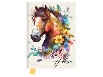 Památník JUNIOR S8 14x18 cm, 80 listů - Kůň