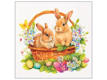 Papírové ubrousky velikonoční, třívrstvé 33 x 33 cm, 20 ks 13244