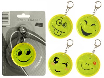 Přívěsek reflexní úsměv 5cm