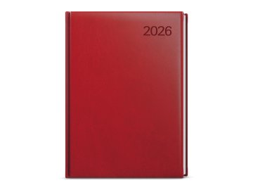 Denní diář 2026 - Goliáš - Vivella - A4 - bordó