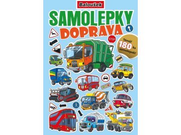 Samolepkový sešit A5 - Doprava - BOSS008