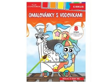 Omalovánky s vodovkami CONCORDE Cirkus A4