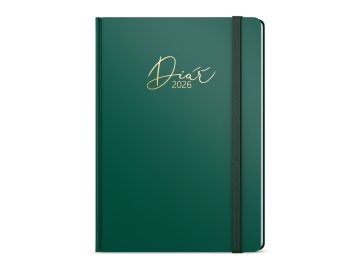 Týdenní diář 2026 - Oskar - Luxi - A5 - zelená