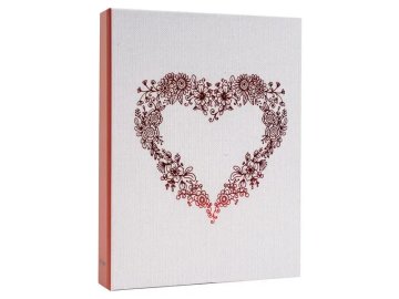 Fotoalbum 13x18/36foto DPH-5736W Hearts 2