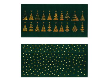 Vánoční obálky DL s potiskem new 1ks