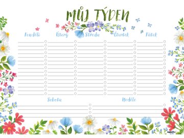 Týdenní plánovač A4 - Luční