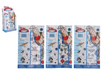 Tetování pro kluky mix druhů v sáčku 2ks archů