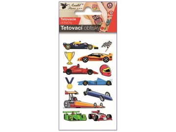 Tetovací obtisky Formule 10,5 x 6 cm 16065