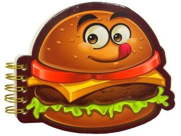 Notes čistý 60 listů 12x10cm Burger