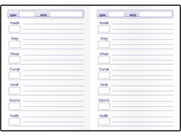 Univerzální diář Cora - mix