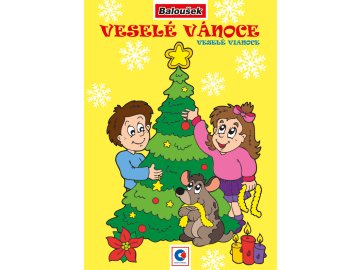 Omalovánka A5  - Veselé Vánoce