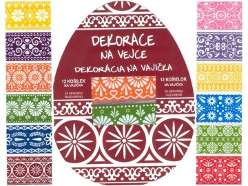 Velikonoční košilky 12ks 737 - 4 POSLEDNÍ KUSY -