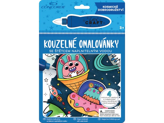 Kouzelné omalovánky CONCORDE, Kosmické dobrodružství