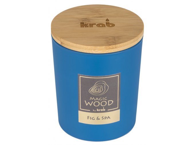 Svíčka MAGIC WOOD s dřevěným knotem - FIG & SPA 300g