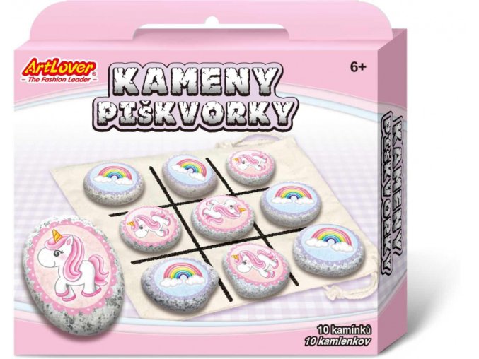 Kameny - piškvorky - jednorožci