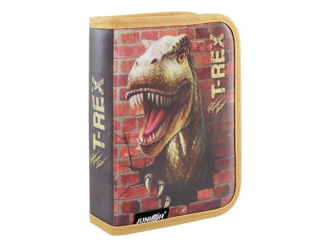 Penál plátěný prázdný - Seria 4 - T-Rex