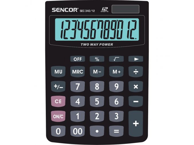 Kalkulačka Sencor SEC 340/ 12 DUAL