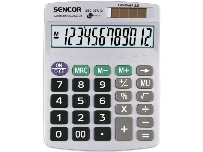 Kalkulačka Sencor SEC 367/ 12 DUA