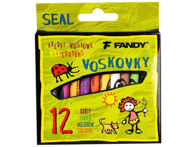 Pastelky voskové 12 Seal