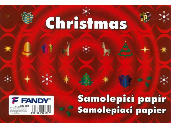 Samolepicí papíry Christmas