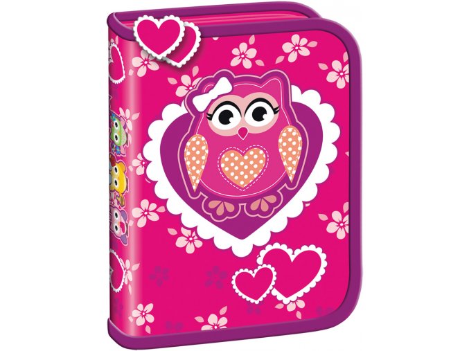 Penál Premium - Owl 1 zip prázdný