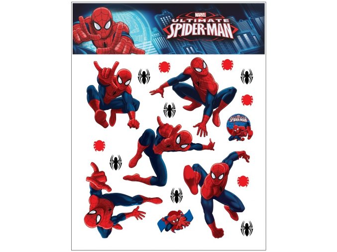 Samolepky na zeď Marvel Spiderman 21090 , 30x30cm