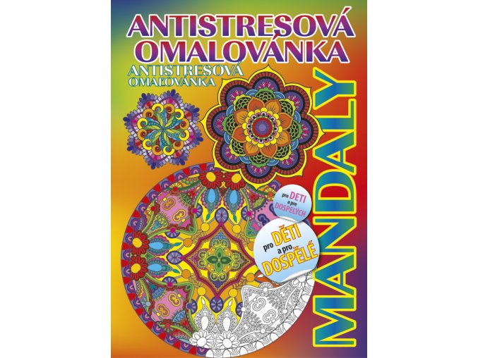 Antistresová omalovánka A5 - Mandaly