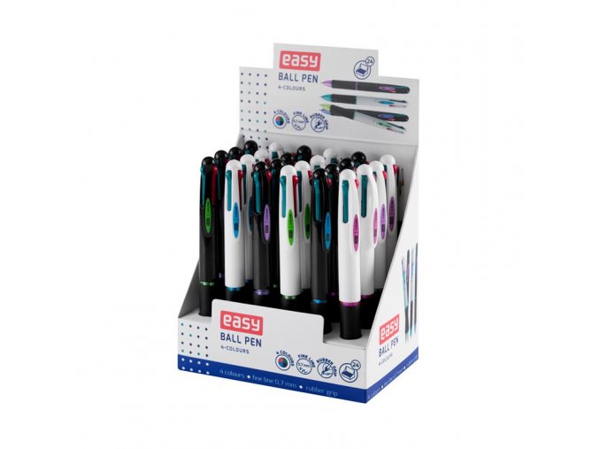 Čtyřbarevné kuličkové pero EASY
