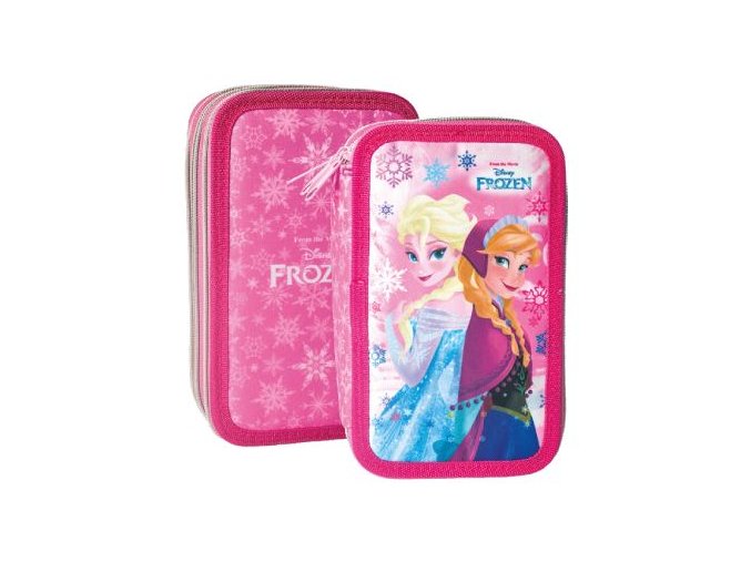 Penál 3 patrový prázdny Frozen Pink Joy