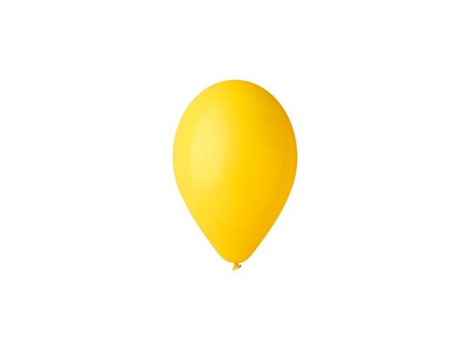 Balónek nafukovací žlutý kulatý