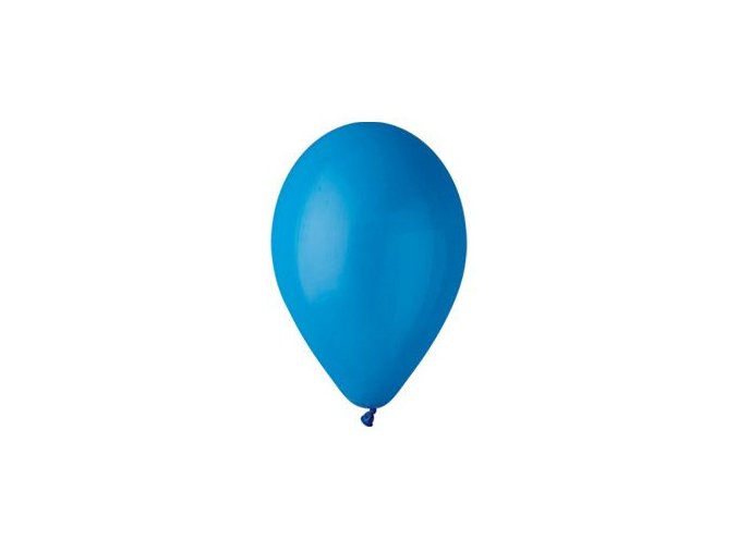 Balónek nafukovací pastelový modrý kulatý