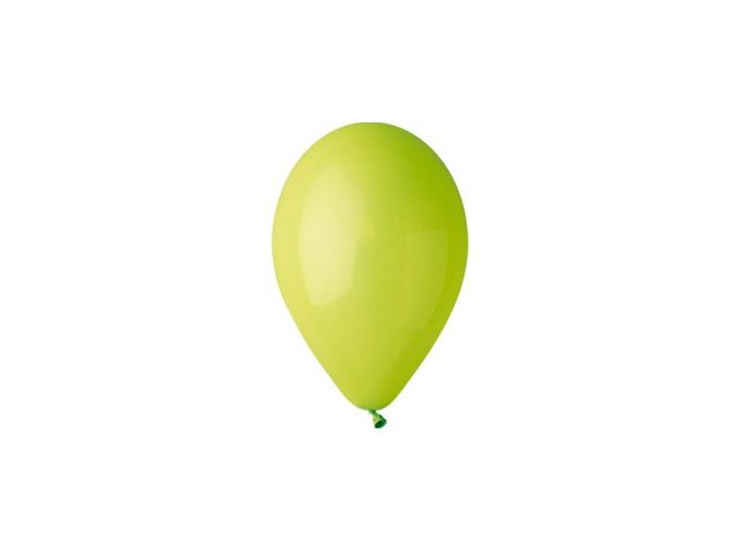 Balónek nafukovací sv. zelený kulatý