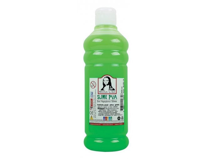 Lepidlo PVA Slime Glue Mona Lisa 500 ml zelená