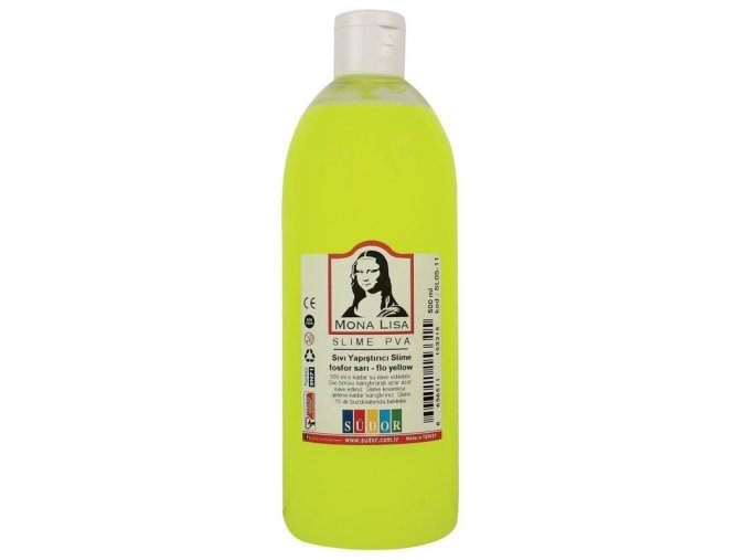 Lepidlo Slime PVA Glue Mona Lisa 500 ml žlutá