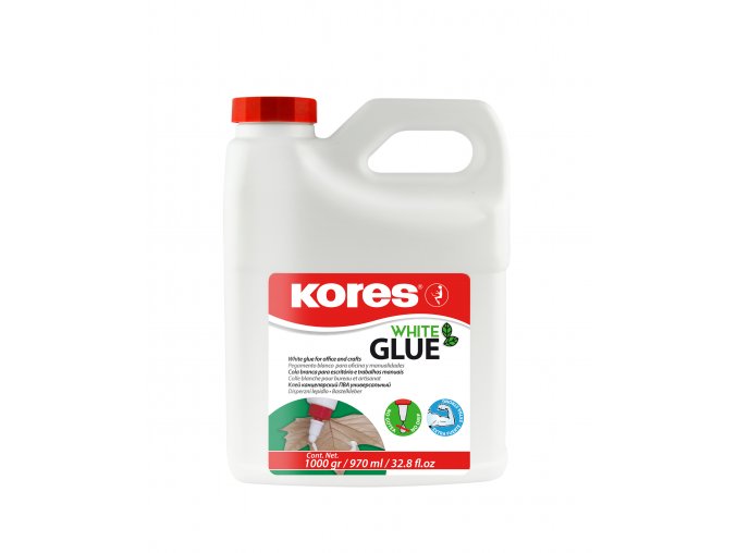 Lepidlo White glue PVA 1000g KORES