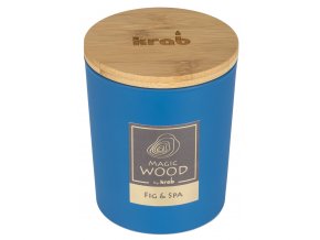 Svíčka MAGIC WOOD s dřevěným knotem - FIG & SPA 300g