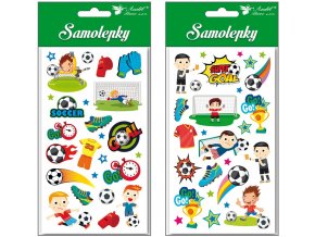 Samolepky fotbal 9 x 16 cm 15086