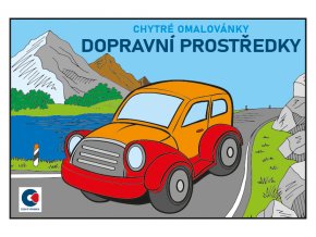 Omalovánka A5 - Chytré omalovánky - Dopravní prostředky