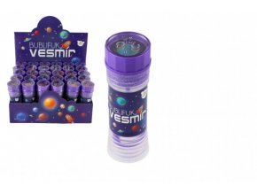 Bublifuk Vesmír 50ml 11cm mix druhů 30ks v boxu