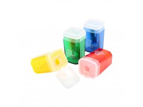 Ořezávátko plastové M&G se zásobníkem Mini, mix barev