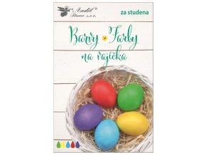 Barvy na vajíčka tablety, 5 ks v balení, barvení za studena 7753