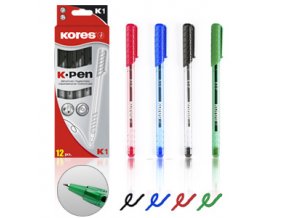 Kuličkové pero K1 PEN Modrá, Červená, Černá