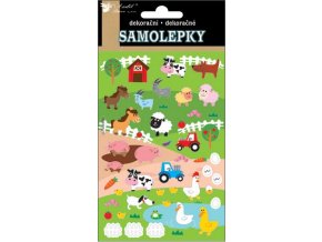 Samolepky puffy farma  19x10 cm