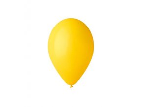 Balónek nafukovací žlutý kulatý