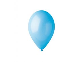 Balónek nafukovací blankytná modř kulatý