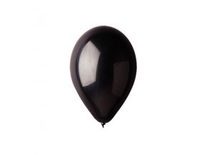 Balónek nafukovací černý kulatý
