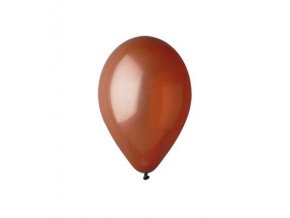 Balónek nafukovací hnědý kulatý