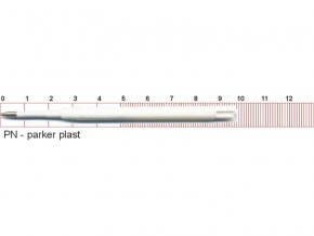 Náplň 4441 0,8mm plast modrá Parker