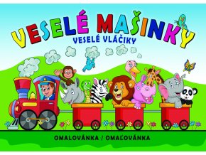 Omalovánka A5 - Veselé mašinky